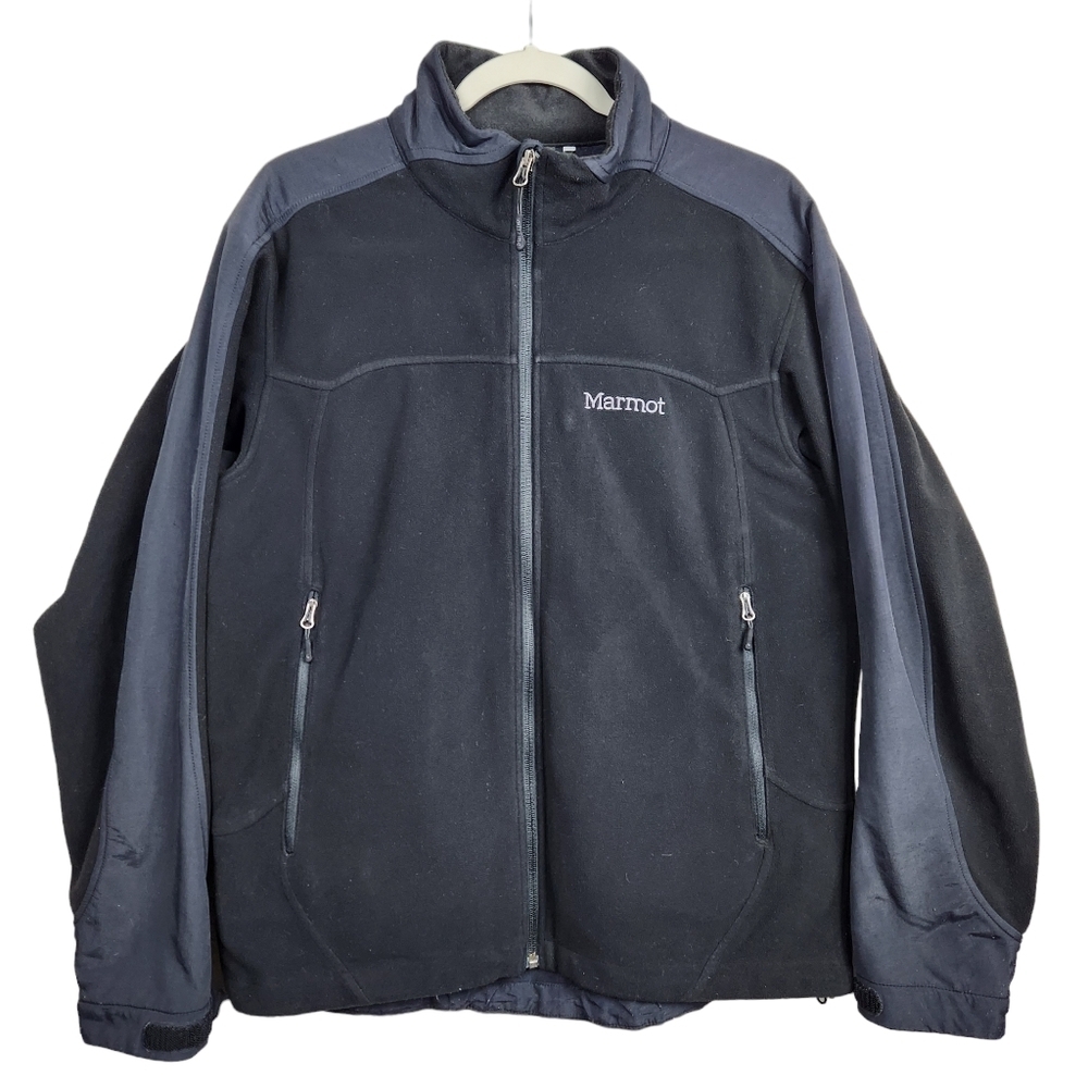 MARMOT Gore Windstopper Fleece Sweatshirt Sweater Full Zip Jacket Men's  Medium